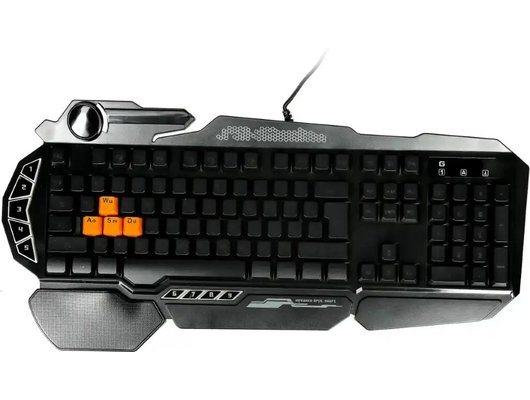 Клавиатура проводная игровая A4Tech Bloody B314 черный (подставка для запястий)